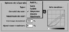 Black density settings
