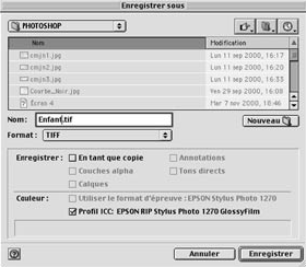 Save with profile embedding