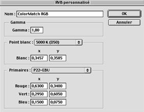 Recommended RGB settings